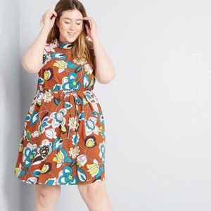 MODCLOTH Unworn Mock Neck Dress XL